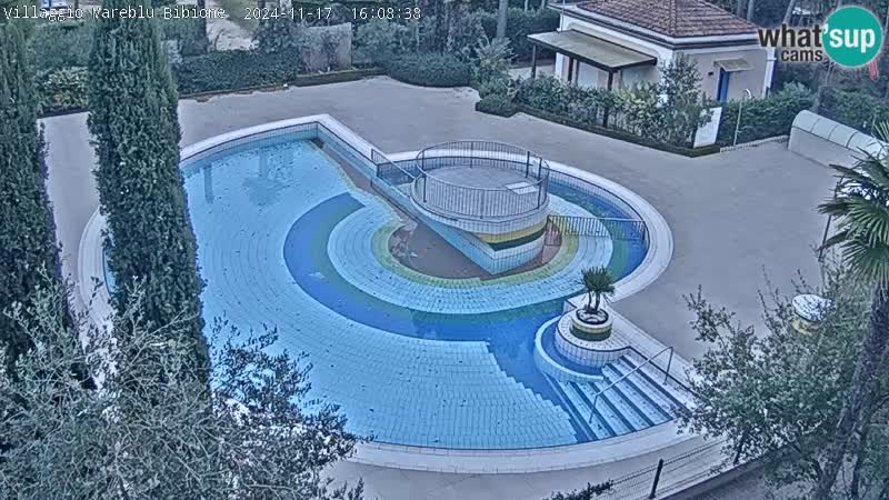 Piscina Villaggio Mare Blu webcam LIVE Bibione Pineda – Italia