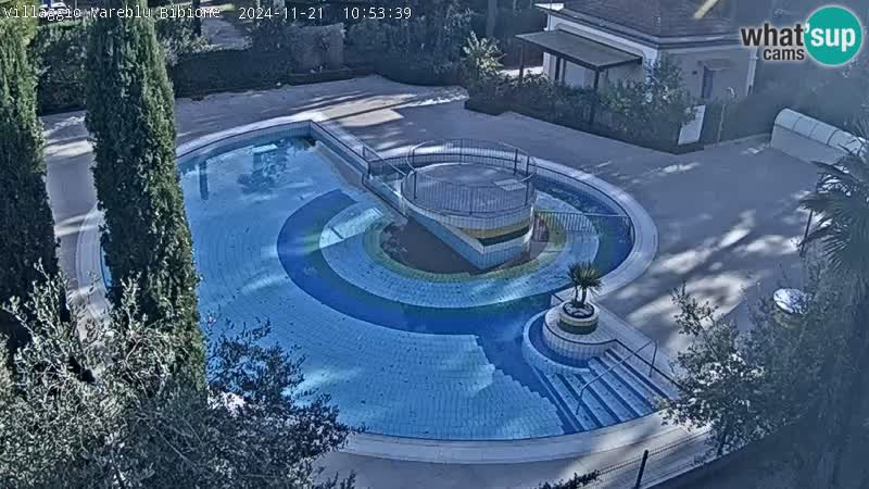 Piscina Villaggio Mare Blu webcam LIVE Bibione Pineda – Italia