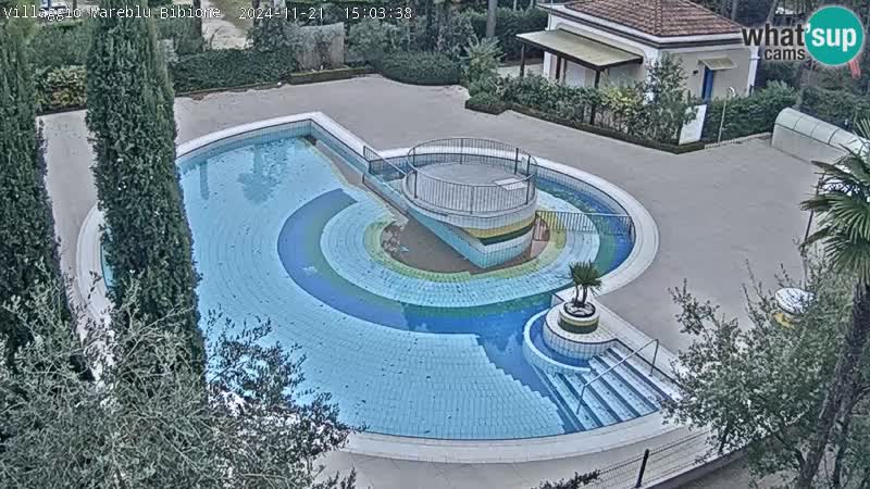 Villaggio Mare Blu Pool LIVE-Webcam Bibione Pineda – Italien