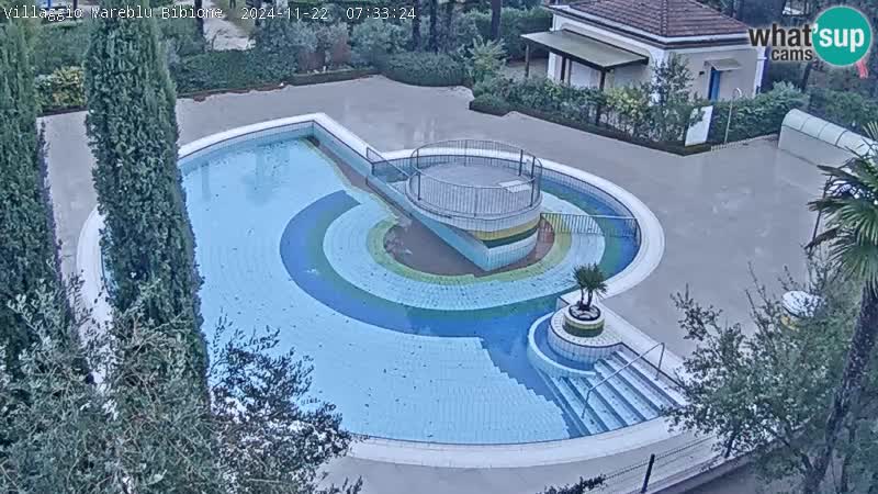 Villaggio Mare Blu Pool LIVE-Webcam Bibione Pineda – Italien