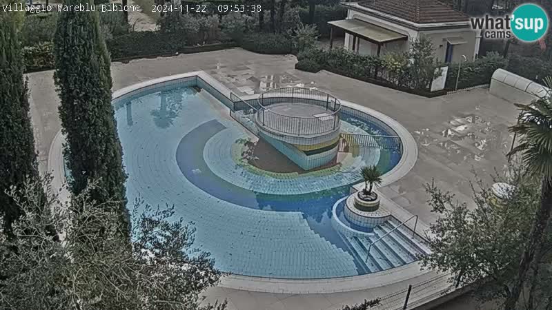 Piscina Villaggio Mare Blu EN VIVO webcam Bibione Pineda – Italia