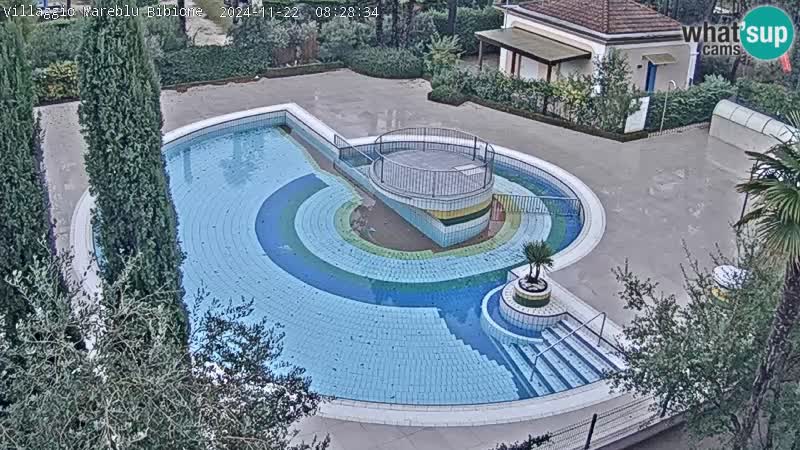 Villaggio Mare Blu Pool LIVE-Webcam Bibione Pineda – Italien