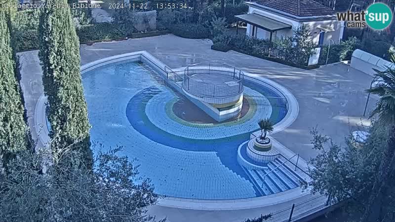 Piscina Villaggio Mare Blu EN VIVO webcam Bibione Pineda – Italia