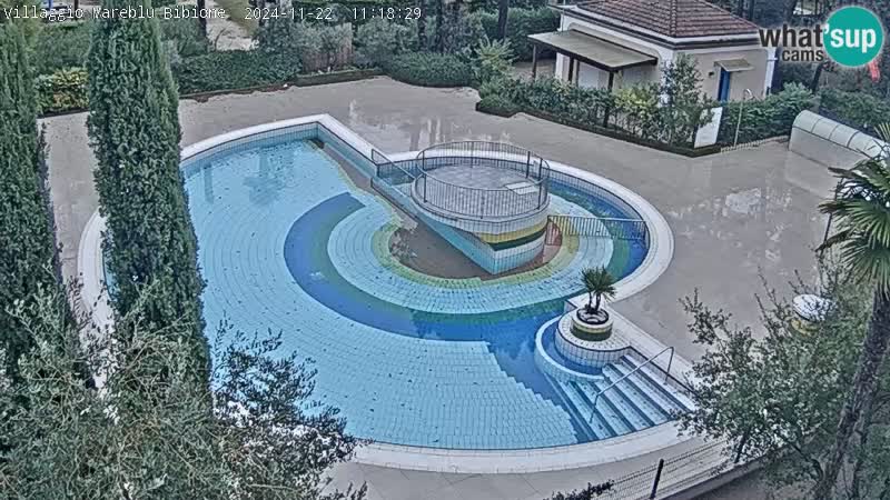 Piscina Villaggio Mare Blu EN VIVO webcam Bibione Pineda – Italia