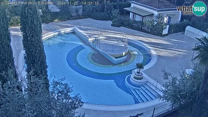 Piscina Villaggio Mare Blu EN VIVO webcam Bibione Pineda – Italia