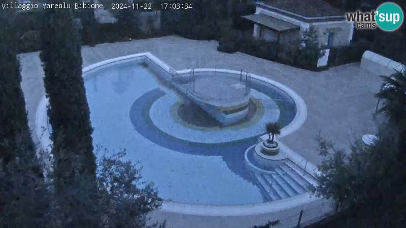 Piscina Villaggio Mare Blu EN VIVO webcam Bibione Pineda – Italia