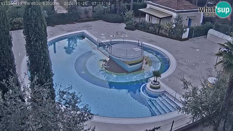 Villaggio Mare Blu Pool LIVE-Webcam Bibione Pineda – Italien