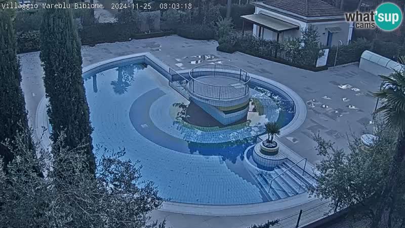 Piscina Villaggio Mare Blu EN VIVO webcam Bibione Pineda – Italia