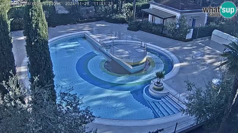 Piscina Villaggio Mare Blu webcam LIVE Bibione Pineda – Italia