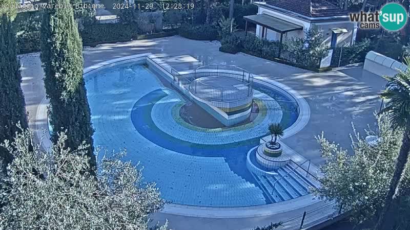 Piscina Villaggio Mare Blu EN VIVO webcam Bibione Pineda – Italia