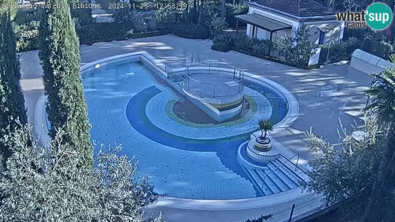 Piscina Villaggio Mare Blu EN VIVO webcam Bibione Pineda – Italia