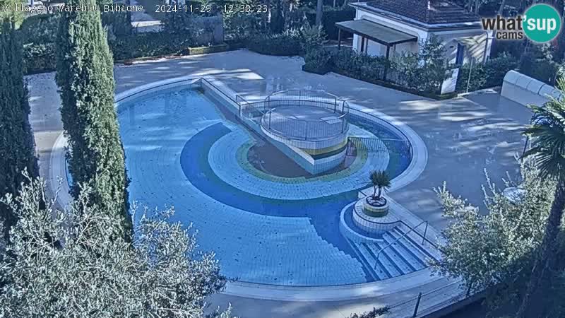 Piscina Villaggio Mare Blu EN VIVO webcam Bibione Pineda – Italia