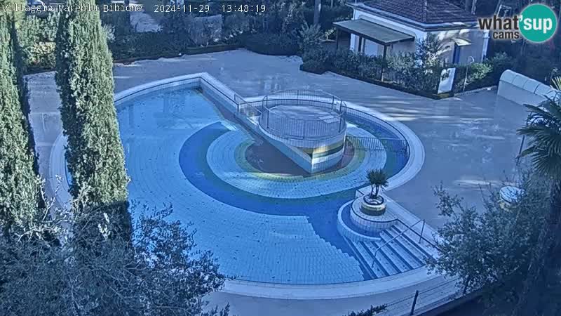 Piscina Villaggio Mare Blu EN VIVO webcam Bibione Pineda – Italia