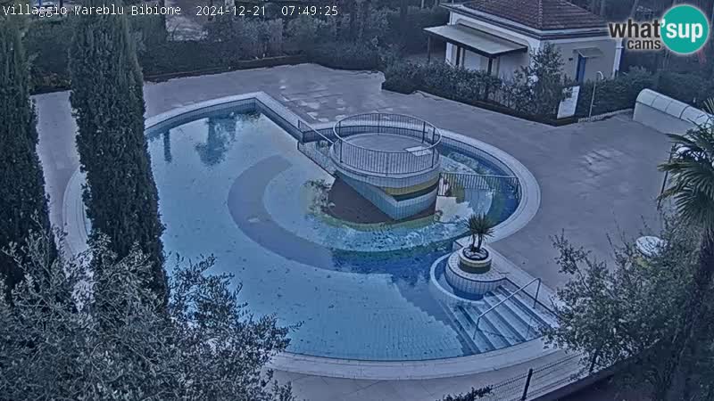 Villaggio Mare Blu piscine LIVE webcam Bibione Pineda – Italie