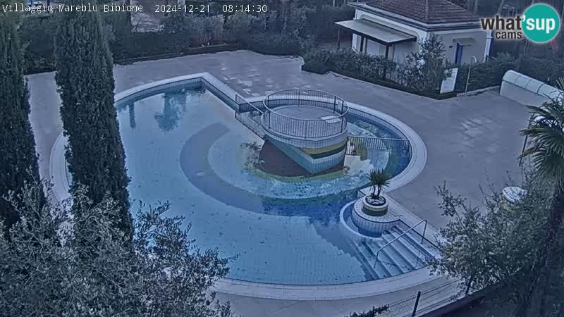 Piscina Villaggio Mare Blu EN VIVO webcam Bibione Pineda – Italia