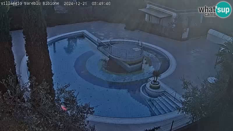 Piscina Villaggio Mare Blu EN VIVO webcam Bibione Pineda – Italia