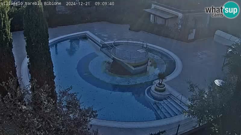 Piscina Villaggio Mare Blu EN VIVO webcam Bibione Pineda – Italia