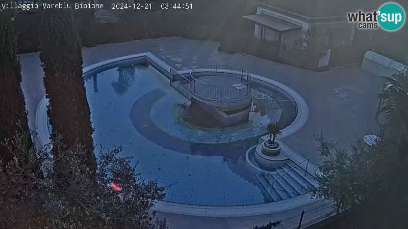 Villaggio Mare Blu piscine LIVE webcam Bibione Pineda – Italie