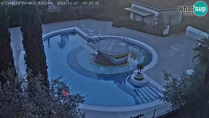 Piscina Villaggio Mare Blu EN VIVO webcam Bibione Pineda – Italia