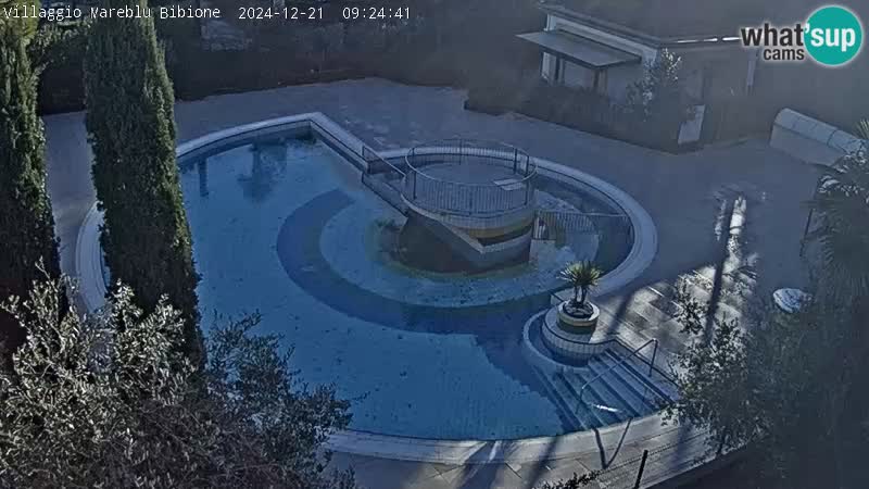 Piscina Villaggio Mare Blu EN VIVO webcam Bibione Pineda – Italia