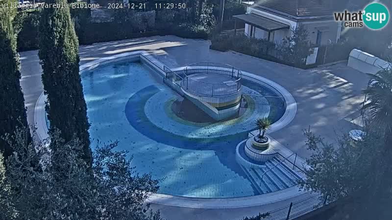 Piscina Villaggio Mare Blu webcam LIVE Bibione Pineda – Italia