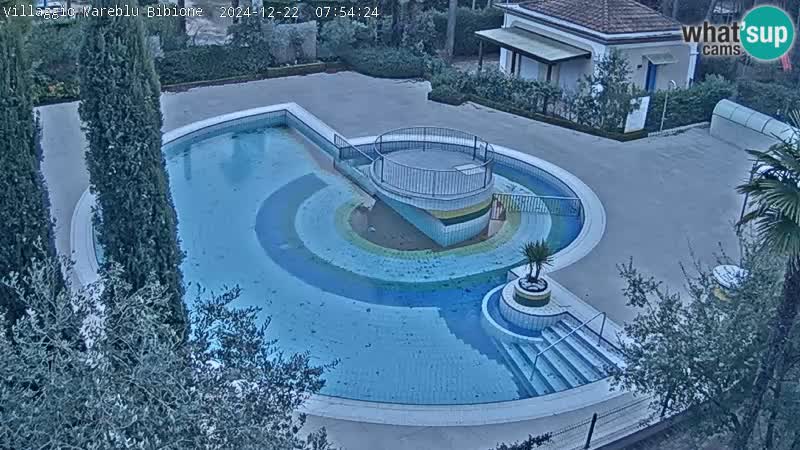 Piscina Villaggio Mare Blu webcam LIVE Bibione Pineda – Italia