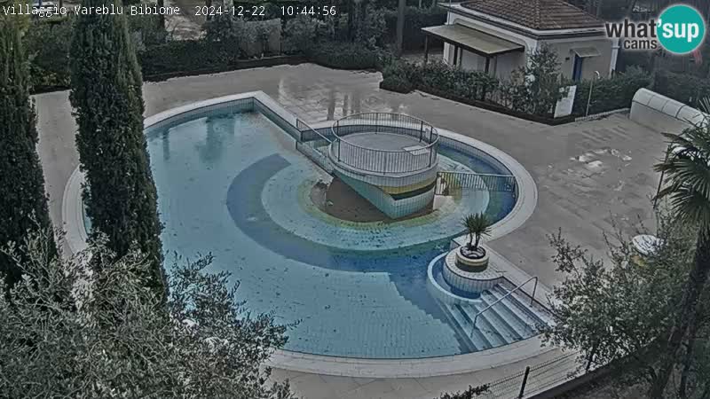 Piscina Villaggio Mare Blu webcam LIVE Bibione Pineda – Italia