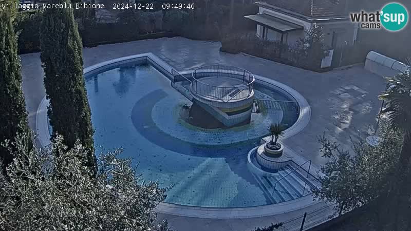 Piscina Villaggio Mare Blu EN VIVO webcam Bibione Pineda – Italia