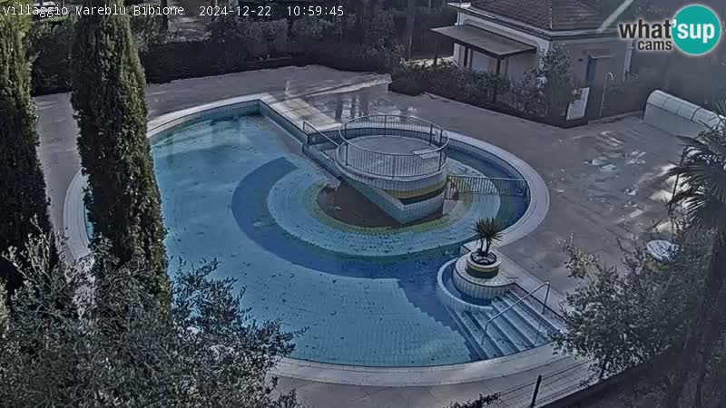 Piscina Villaggio Mare Blu EN VIVO webcam Bibione Pineda – Italia