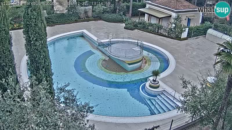 Villaggio Mare Blu piscine LIVE webcam Bibione Pineda – Italie