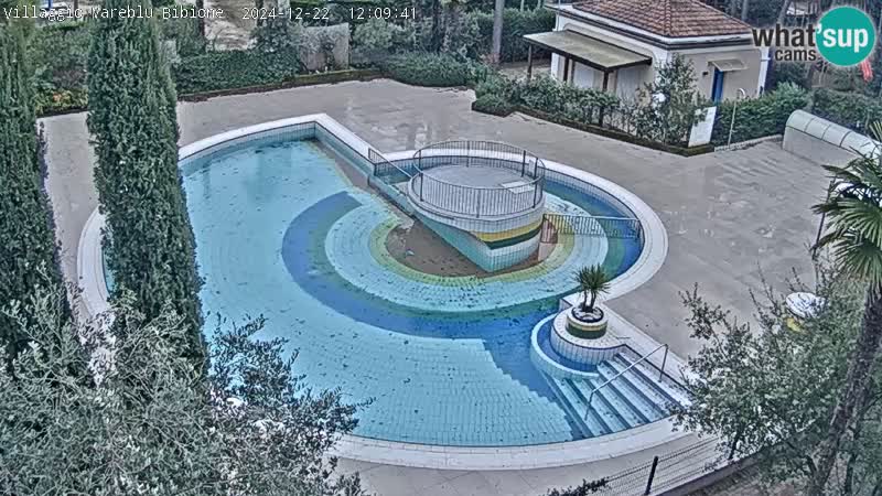 Piscina Villaggio Mare Blu webcam LIVE Bibione Pineda – Italia