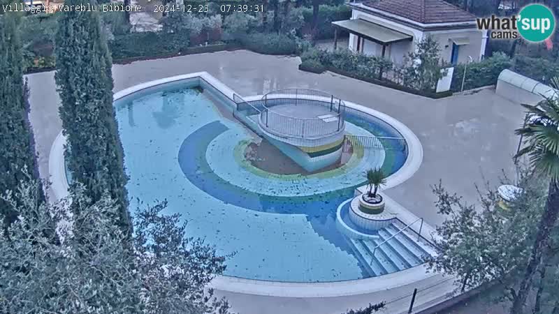 Piscina Villaggio Mare Blu EN VIVO webcam Bibione Pineda – Italia