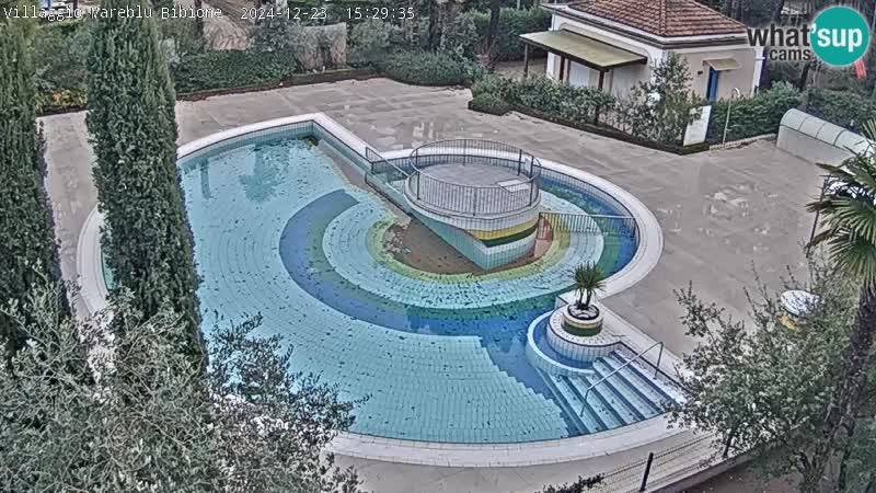 Piscina Villaggio Mare Blu webcam LIVE Bibione Pineda – Italia