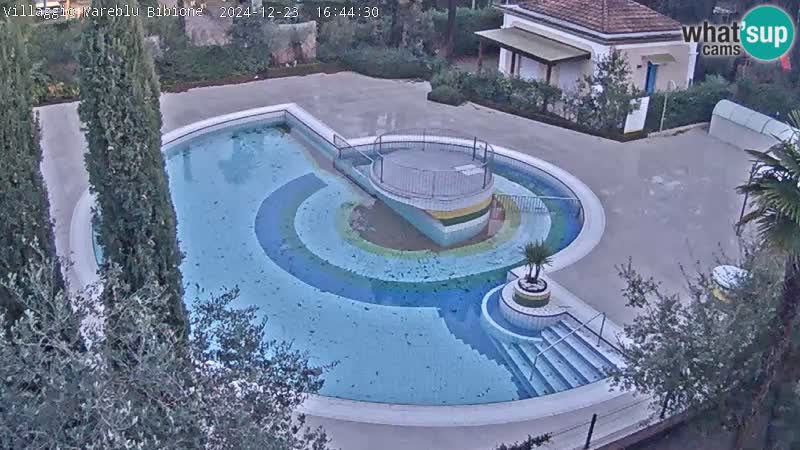 Villaggio Mare Blu piscine LIVE webcam Bibione Pineda – Italie