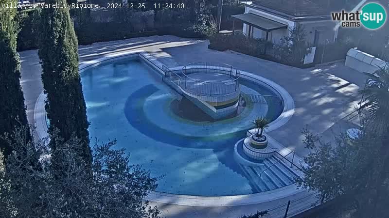 Piscina Villaggio Mare Blu webcam LIVE Bibione Pineda – Italia