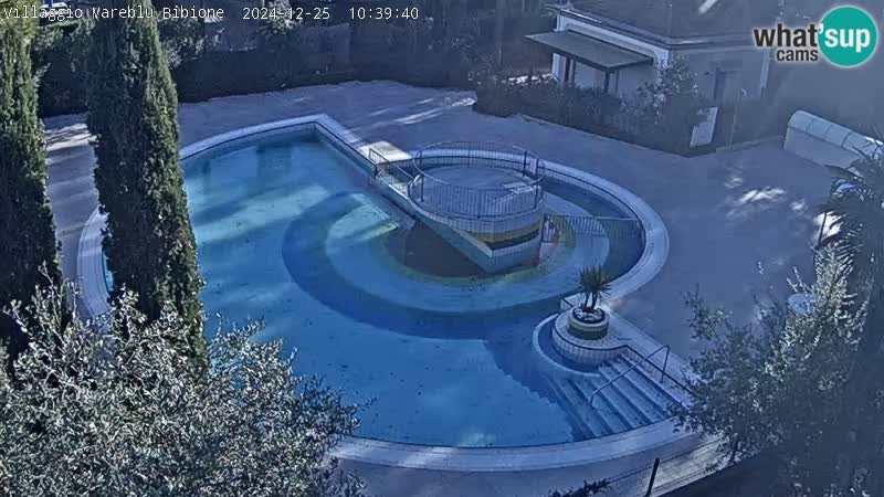 Piscina Villaggio Mare Blu webcam LIVE Bibione Pineda – Italia