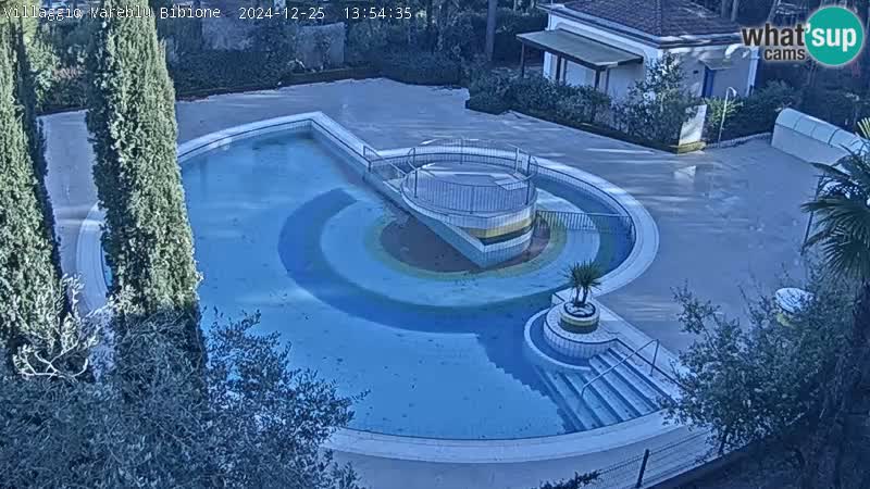 Villaggio Mare Blu pool LIVE webcam Bibione Pineda – Italy