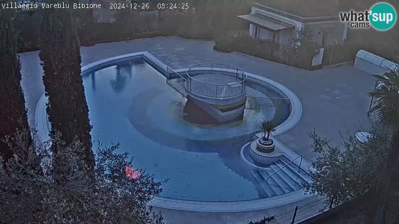 Villaggio Mare Blu piscine LIVE webcam Bibione Pineda – Italie