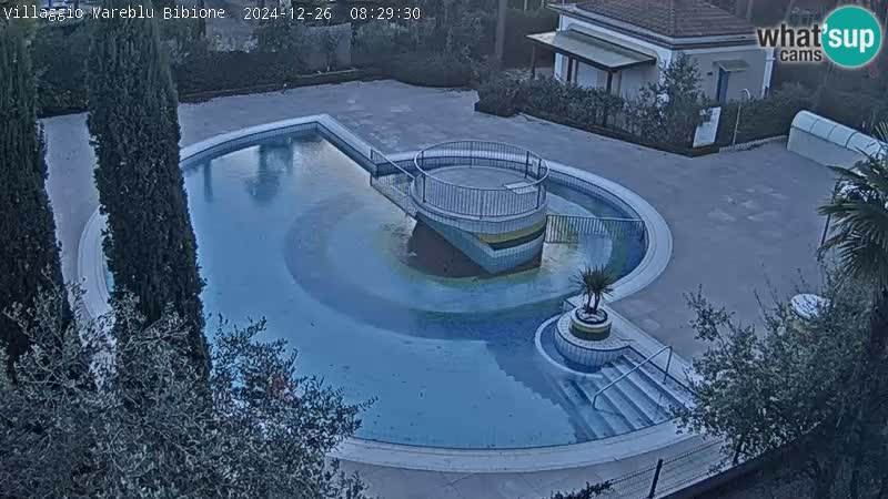 Villaggio Mare Blu Pool LIVE-Webcam Bibione Pineda – Italien