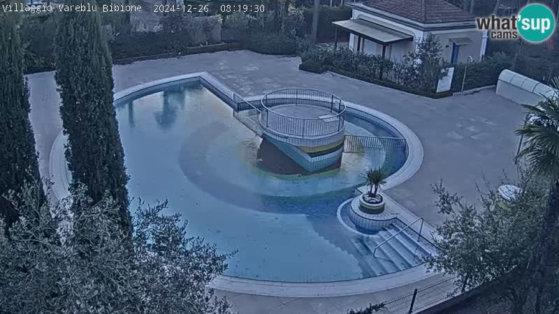 Villaggio Mare Blu pool LIVE webcam Bibione Pineda – Italy