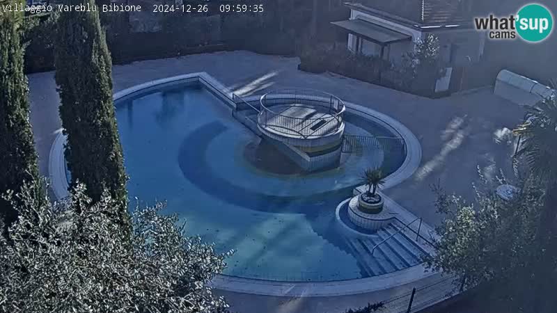 Piscina Villaggio Mare Blu EN VIVO webcam Bibione Pineda – Italia