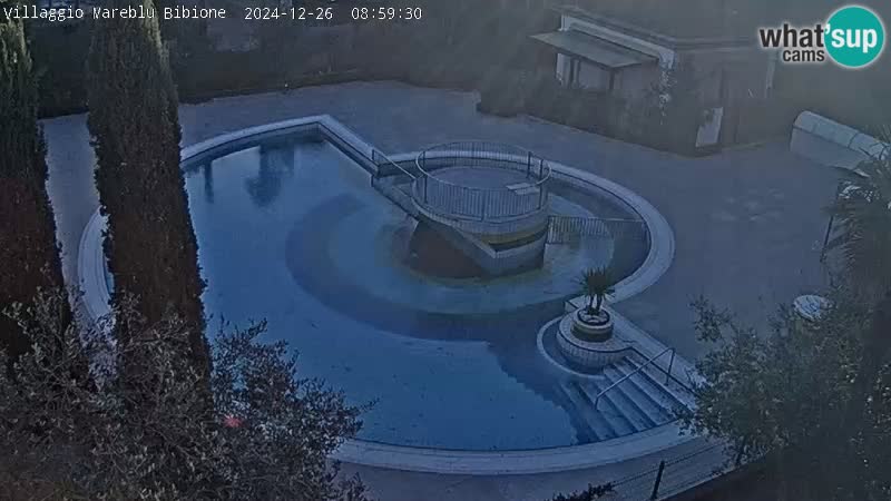 Villaggio Mare Blu piscine LIVE webcam Bibione Pineda – Italie