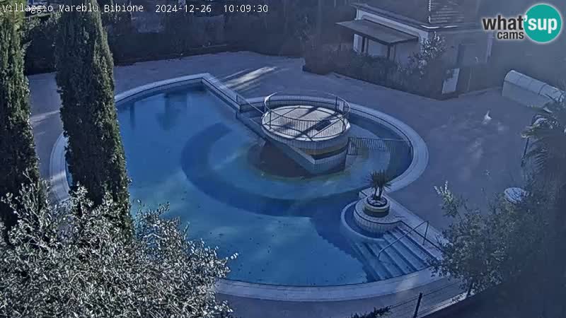 Villaggio Mare Blu piscine LIVE webcam Bibione Pineda – Italie