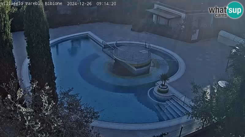 Villaggio Mare Blu piscine LIVE webcam Bibione Pineda – Italie