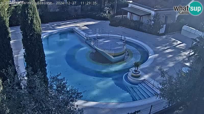 Villaggio Mare Blu pool LIVE webcam Bibione Pineda – Italy