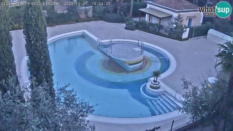 Piscina Villaggio Mare Blu webcam LIVE Bibione Pineda – Italia