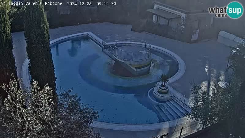 Villaggio Mare Blu pool LIVE webcam Bibione Pineda – Italy