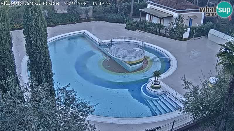 Piscina Villaggio Mare Blu EN VIVO webcam Bibione Pineda – Italia