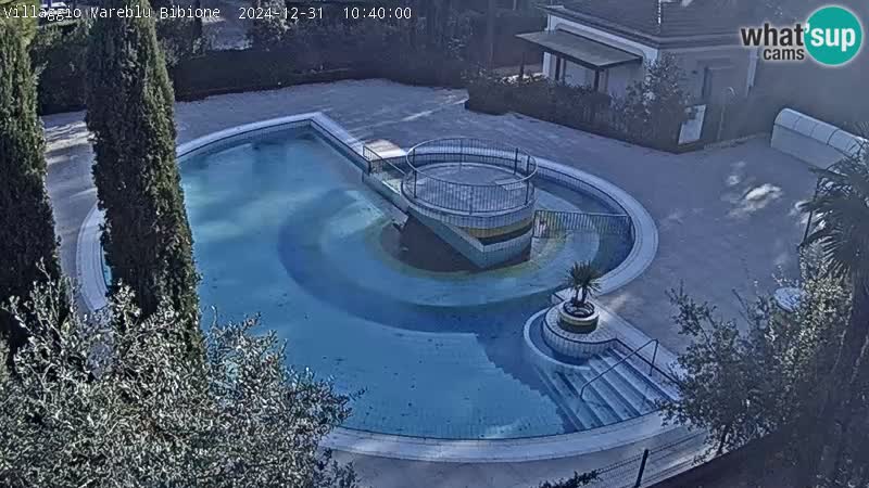 Piscina Villaggio Mare Blu webcam LIVE Bibione Pineda – Italia