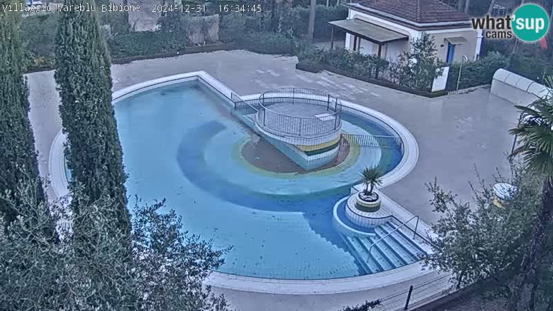 Piscina Villaggio Mare Blu EN VIVO webcam Bibione Pineda – Italia